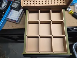 Standard Drawer Inlays -ONLY- for the 3D Printer Spare Parts Storage Cabinet Gen 1.x by @BDCC