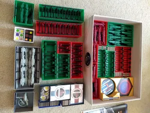 Red Alert Board Game Insert