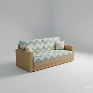 Low Poly Sofa Couch 3D Model