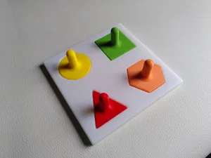 Shape Matching Sensory Board | Montessori Learning Toy