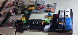 Custom City Track with Parking Garage and More for Toy Cars and Trains