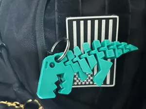 Flexi rex keychain
