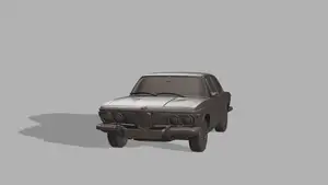 BMW E9 – Classic Car Model