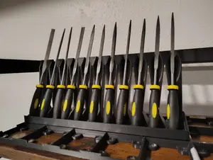 Gridfinity 5x1 Needle File / Scresdriver / Tool Stand for 11 Instruments