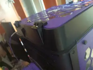 Rear parts of top riser and flat handle for the lid for Flashforge Adventurer 5M (AD5M)