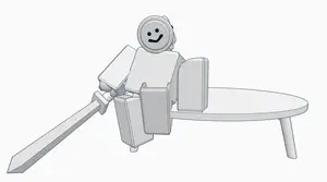 Articulated Subject_0 from Forsaken Roblox Figure