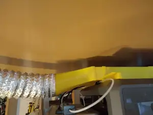 Remix of "Compact ventilation for Creality K2 Plus" for 100mm flexible ducting