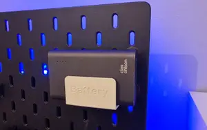 Powerbank holder (an 'Ikea Skadis Charger wall' module)