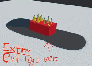 Horrible lego brick shoe insert of pain and agony