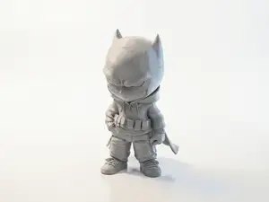 Chibi Street Batman Figurine Cute Collectible 3D Printable