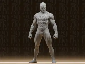 #137 Muscular Spider-man Superhero Statue