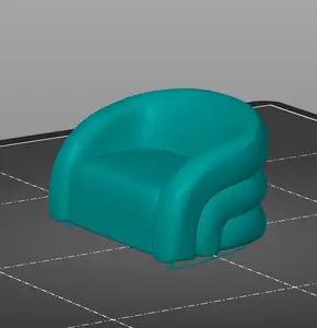 Soft Armchair Layers Modern Minimal