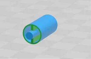 Mounting Screw Hole gallery shape - no crack negative volume for using sheet metal screws