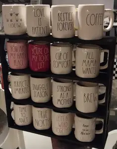 Shelf for Rae Dunn coffee mugs