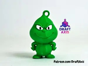 Grinch Keychain - Christmas Cute Thief