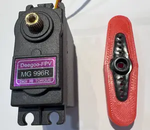 MG996 Server Horn Adapter for "Servo Mounted Ball Valve Blast Gate"