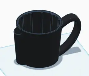 Ice Cream Pint Mug With Spoon Holder