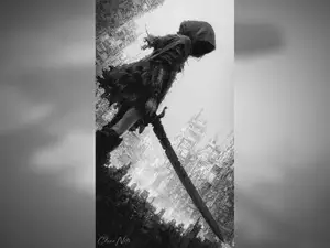 Girl with a Sword Hueforge