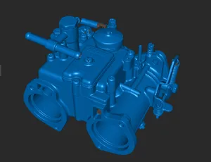 Mikuni PHH 40 carburetor 3d scan