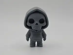 Cute Skeleton with a Hoodie Figurine/Keychain
