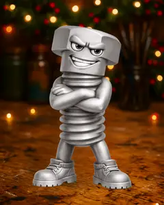 Cool Screw Character Figurine
