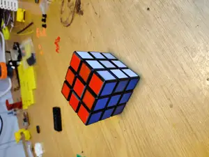 Integrated Support + Multicolor support - The World's First Working Print in Place Rubik's Cube