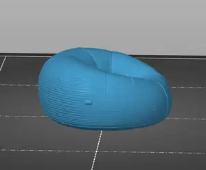 Circle Modern Beanbag Sit on the floor Cozy Comfy