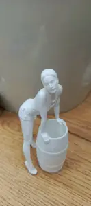 holder pen woman girl
