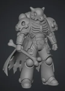 Pokémon inspired Cubone Space Marine