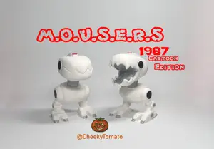 Mousers (2-Pack) – TMNT 1987 DeskBuddy Figurines