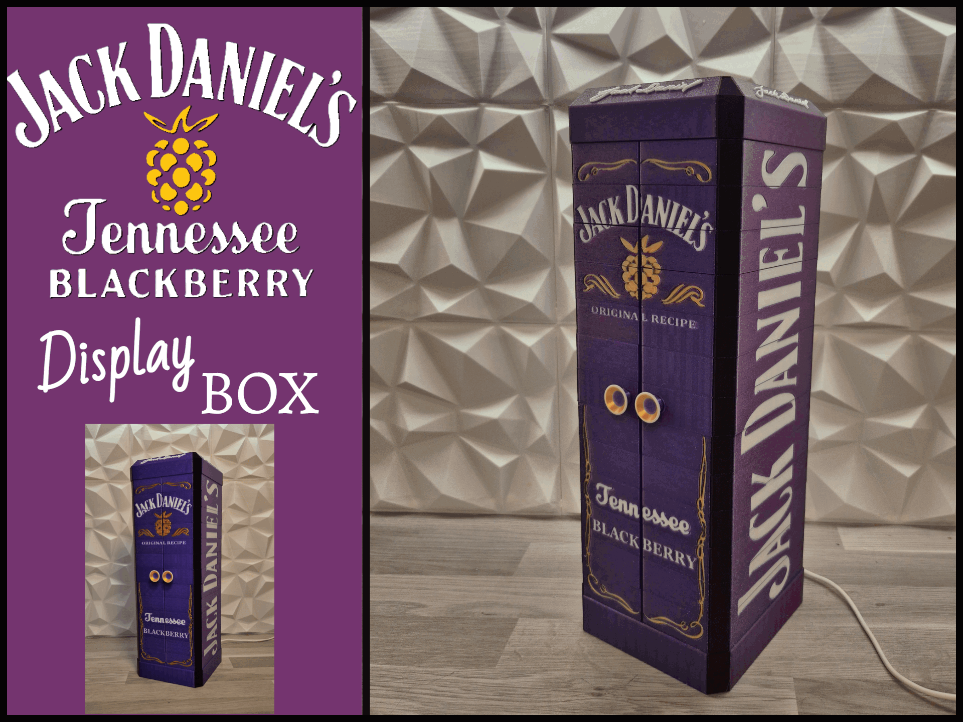 Jack Daniels Blackberry Folding door display box