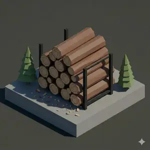 Low Poly Log Pile
