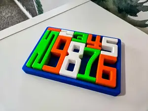 Montessori Learning Puzzle Set – Numbers (1–10) & Shapes – 3D Printable Educational Toy for Kids