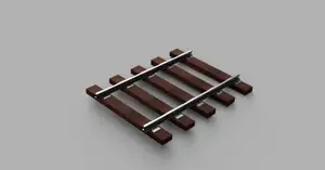 1:35 scale railroad track