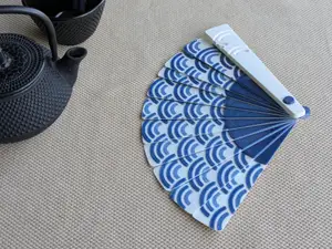 Hand Fan - Waves