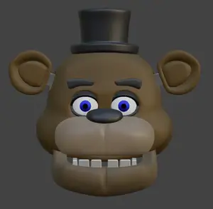 FNAF FREDDY FAZBEAR COSTUME/COSPLAY HEAD 3D PRINTING