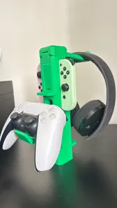 Controller and headset holder with Switch