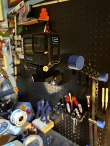 Gopro mount for flexible phone arm