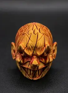 Expandable Clown Head Fidget – Articulated Kinetic Toy