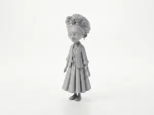 Frida Kahlo Figurine Historical Artist 3D Printable