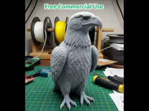 Bald Eagle Sitting Statue