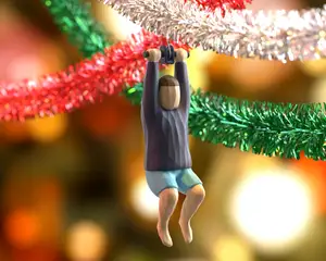 'I Think You Should Leave' Zipliner Christmas Ornament
