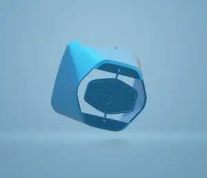 A Spinning logo cover for the cooler master Elite Liquid Series AIO pump