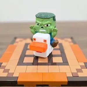 Minecraft Movie Chicken Jockey