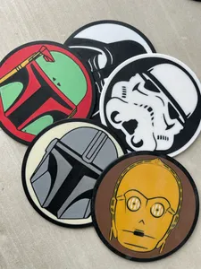 Star Wars Coasters Pack - Multicolor