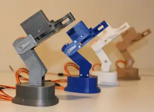Micro servo motor arm by chip code
