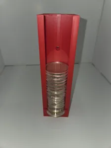 40 mm brass coin blank holder