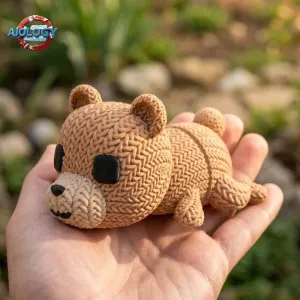 Knitted Flexi Bear STL – Knitted Bear Toy