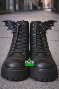 Shoelace Gothic Dragon Wings Accessory
