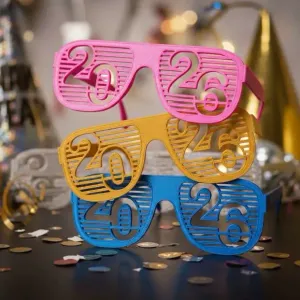 2026 HAPPY NEW YEAR PARTY GLASSES - just 20g filament - fast